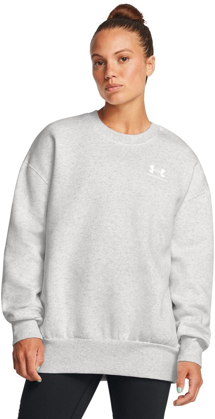 Under Armour Women's UA Icon Fleece Oversized Crew Warm-up - Ultra Soft Cotton